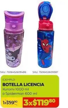 Woolworth Botella licencia oferta