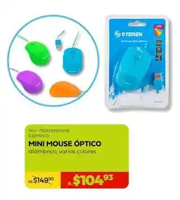 Woolworth Steren - mini mouse óptico oferta