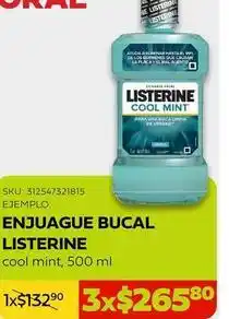 Woolworth Listerine - enjuague bucal oferta
