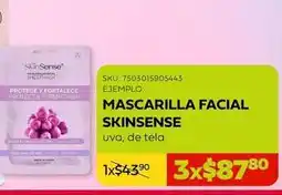Woolworth Skin sense - mascarilla facial oferta