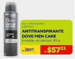 Woolworth Dove - antitranspirante men care oferta