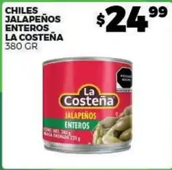 Merco La costeña - chiles jalapeños enteros oferta