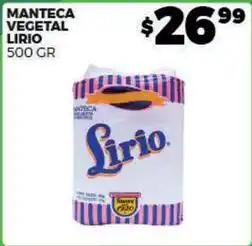 Merco Lirio - manteca vegetal oferta