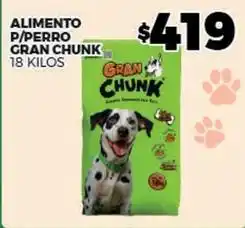 Merco Alimento p/perro gran chunk oferta