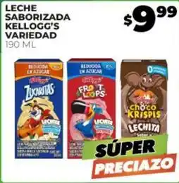 Merco Kellogg's - leche saborizada variety oferta