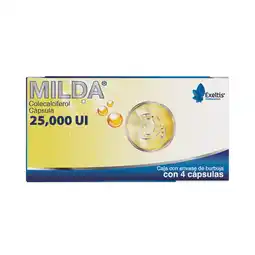 Farmacias YZA Milda 25000, 4 cap oferta