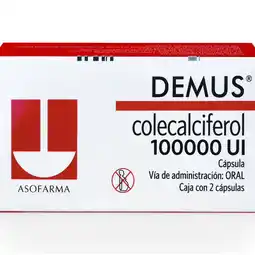 Farmacias YZA DEMUS 100000UI 2 CAPS oferta