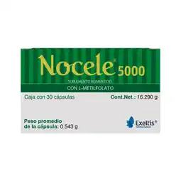 Farmacias YZA Nocele 5000 30 Capsulas oferta