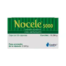 Farmacias YZA Nocele 5000 30 Capsulas oferta