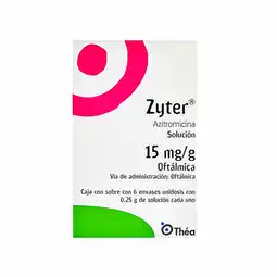 Farmacias YZA Zyter Solucion Oftalmica 15Mg 6 Sbs oferta