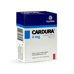 Farmacias YZA Cardura Doxazosina 4Mg 20 Tabs oferta