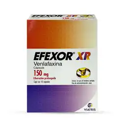Farmacias YZA Efexor Venlafaxina 150Mg 10 Caps oferta