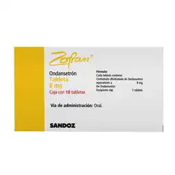 Farmacias YZA Zofran Ondansetron 8Mg 10 Tabs oferta