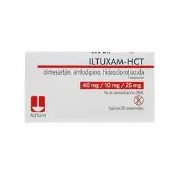 Farmacias YZA Iltuxam Hct 40Mg/10Gmg/25Mg 28 Comp oferta