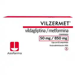 Farmacias YZA Vilzermet 50Mg/850Mg 60 Comp oferta
