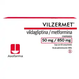 Farmacias YZA Vilzermet 50Mg/850Mg 60 Comp oferta