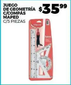 Merco Maped - juego de geometría c/compás oferta
