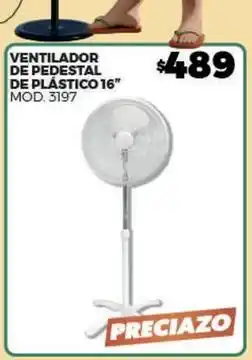 Ventilador de p edestal de pl stico 16 mod. 3197