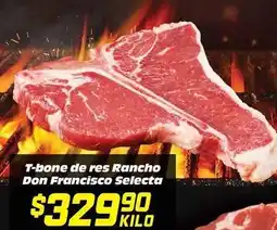 Soriana Híper Don francisco - t-bone de res oferta