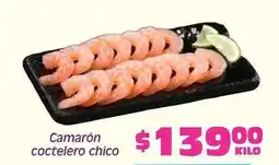 Soriana Híper Camarón coctelero chico oferta