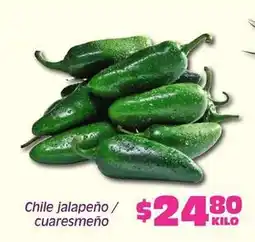 Soriana Híper Chile jalapeño / cuaresmeño oferta