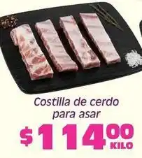 Soriana Híper Costilla de cerdo para asar oferta