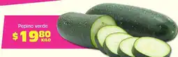 Soriana Híper Pepino verde oferta