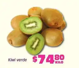 Soriana Híper Kiwi - kiwi verde oferta
