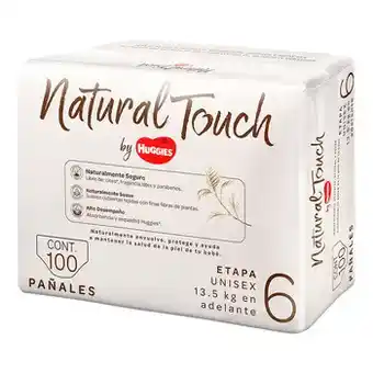 Costco Huggies Pañales Natural Touch E6 Unisex 100 pzas oferta