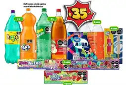 Bodega Aurrerá Fresca - refrescos (, fanta, sprite, cerveza/agua? pack) oferta