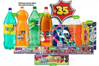 Fresca - refrescos (, fanta, sprite, cerveza/agua? pack)