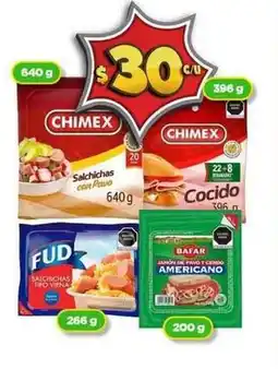 Bodega Aurrerá Chimex - salchichas con pavo, cocido oferta