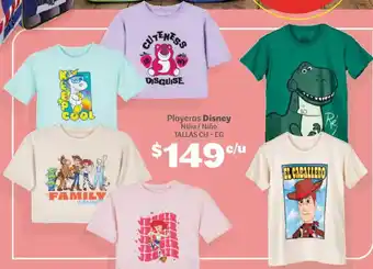 Disney playeras niña / niño