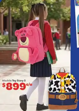 Soriana Híper Toy story 5 mochila oferta
