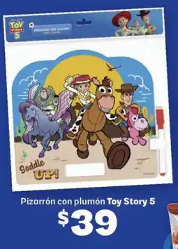 Soriana Híper Toy story 5 pizarrón con plumón oferta