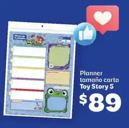 Soriana Híper Toy story 5 tamaño carta oferta