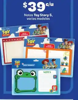 Soriana Híper Toy story 5 notas varios modelos oferta