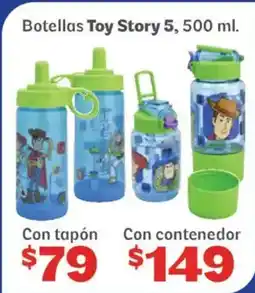 Soriana Híper Toy story 5 botellas oferta