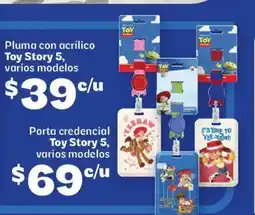 Soriana Híper Toy story 5 pluma con acrílico varios modelos oferta