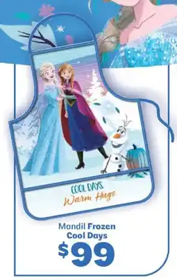 Soriana Híper Cool days mandil frozen oferta