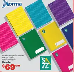 Soriana Híper Cuadernos profesionales oferta
