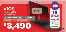 Soriana Híper VIOS Laptop 14.1" oferta