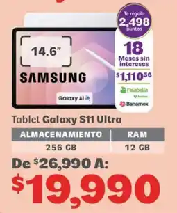 Soriana Híper Samsung galaxy s11 ultra tablet oferta