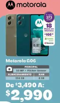 Soriana Híper Motorola G06 oferta