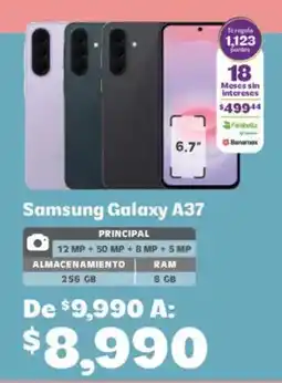 Soriana Híper Samsung galaxy a37 oferta