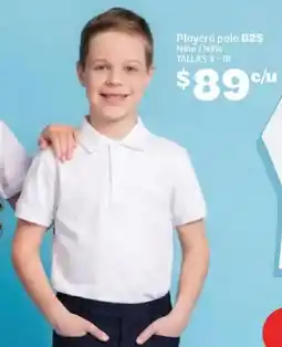 Soriana Híper Playera polo b2s niña / niño oferta