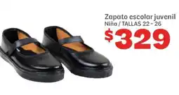 Soriana Híper Zapato escolar juvenil niña oferta