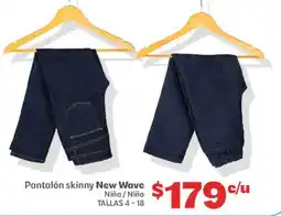 Soriana Híper New wave pantalón skinny niña / niño oferta