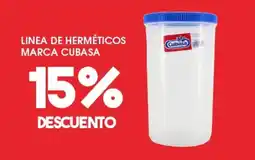 Alsuper Cubasa linea de herméticos oferta