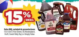 Smart & Final Salsa bbq, variedad de presentaciones oferta